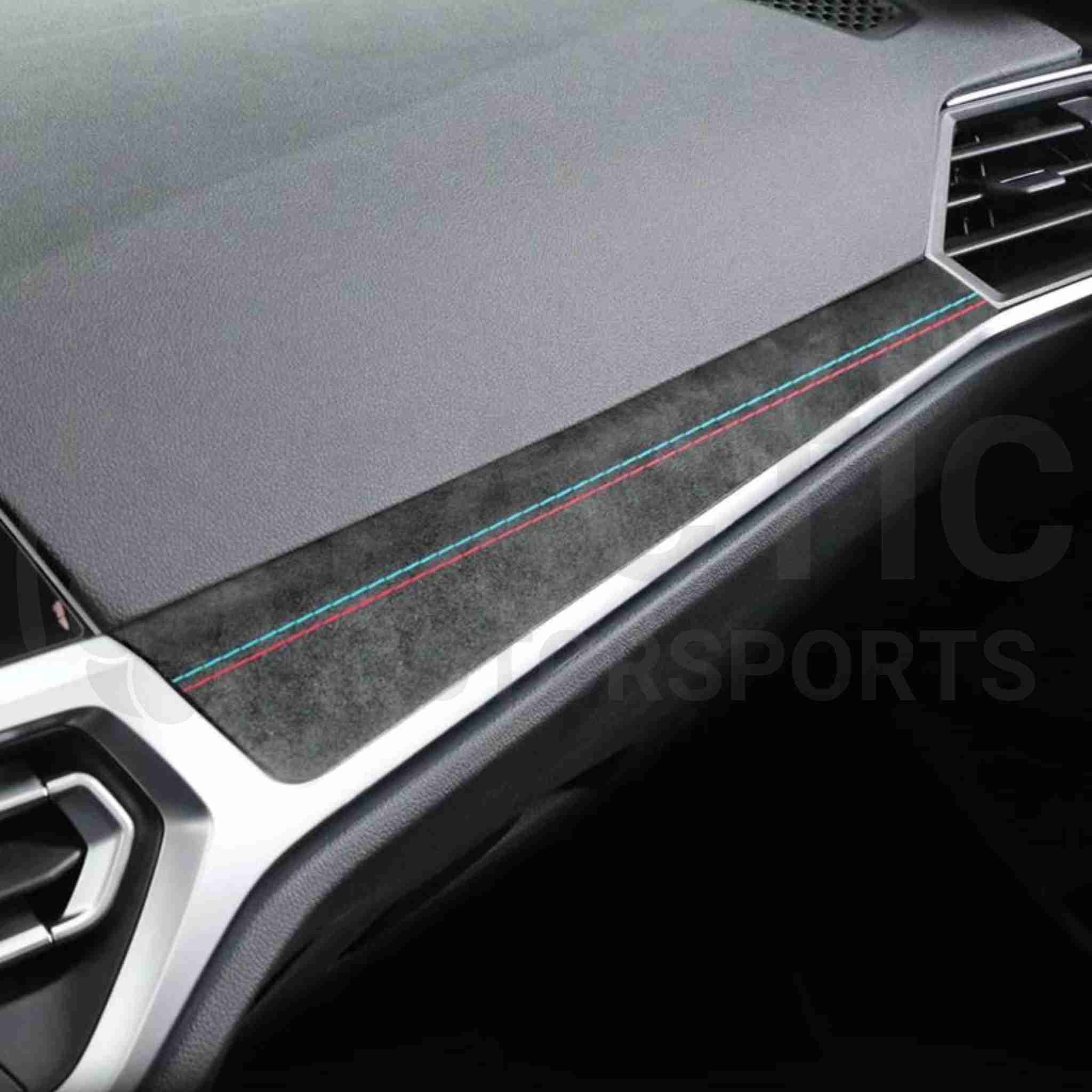 Kit de molduras interiores de Alcantara iDrive 7 (adhesivas) - Serie G