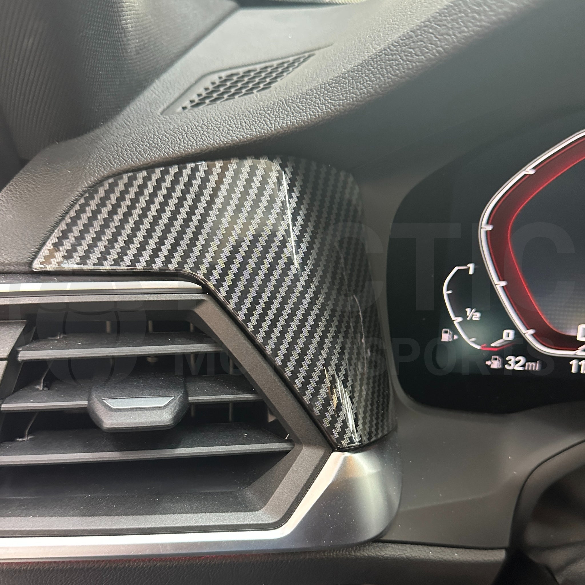 iDrive 7 Carbon Style Interior Trim Kit (Stick On) - G Series