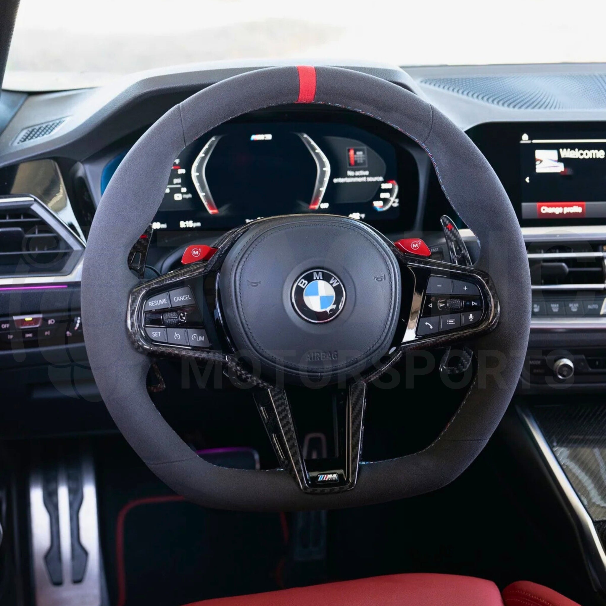 2025 LCI M Performance Alcantara Leather Steering Wheel (Full Replacement) - G Series