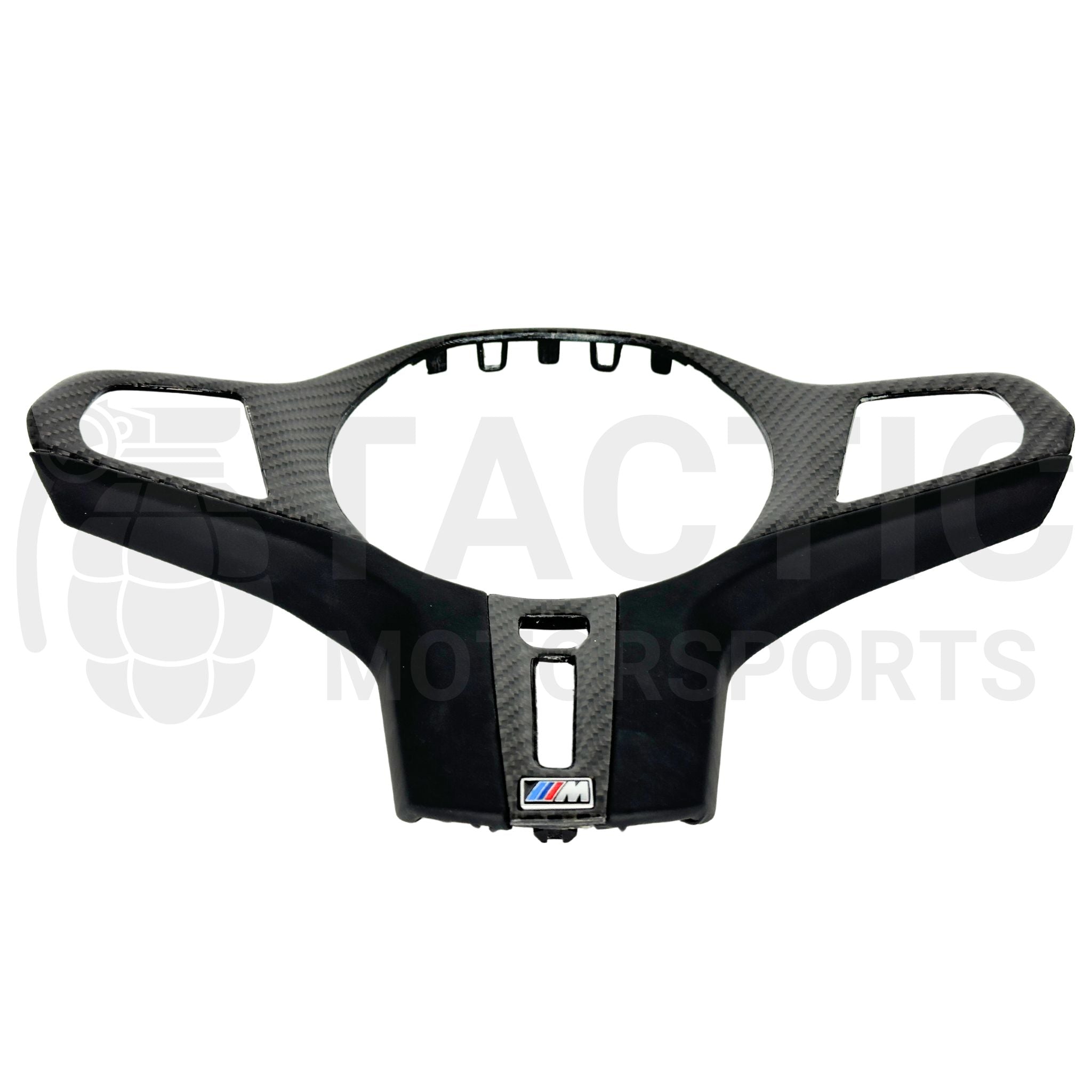 M Sport Real Carbon Fiber Steering Wheel Trim (Full Replacement) - G Series