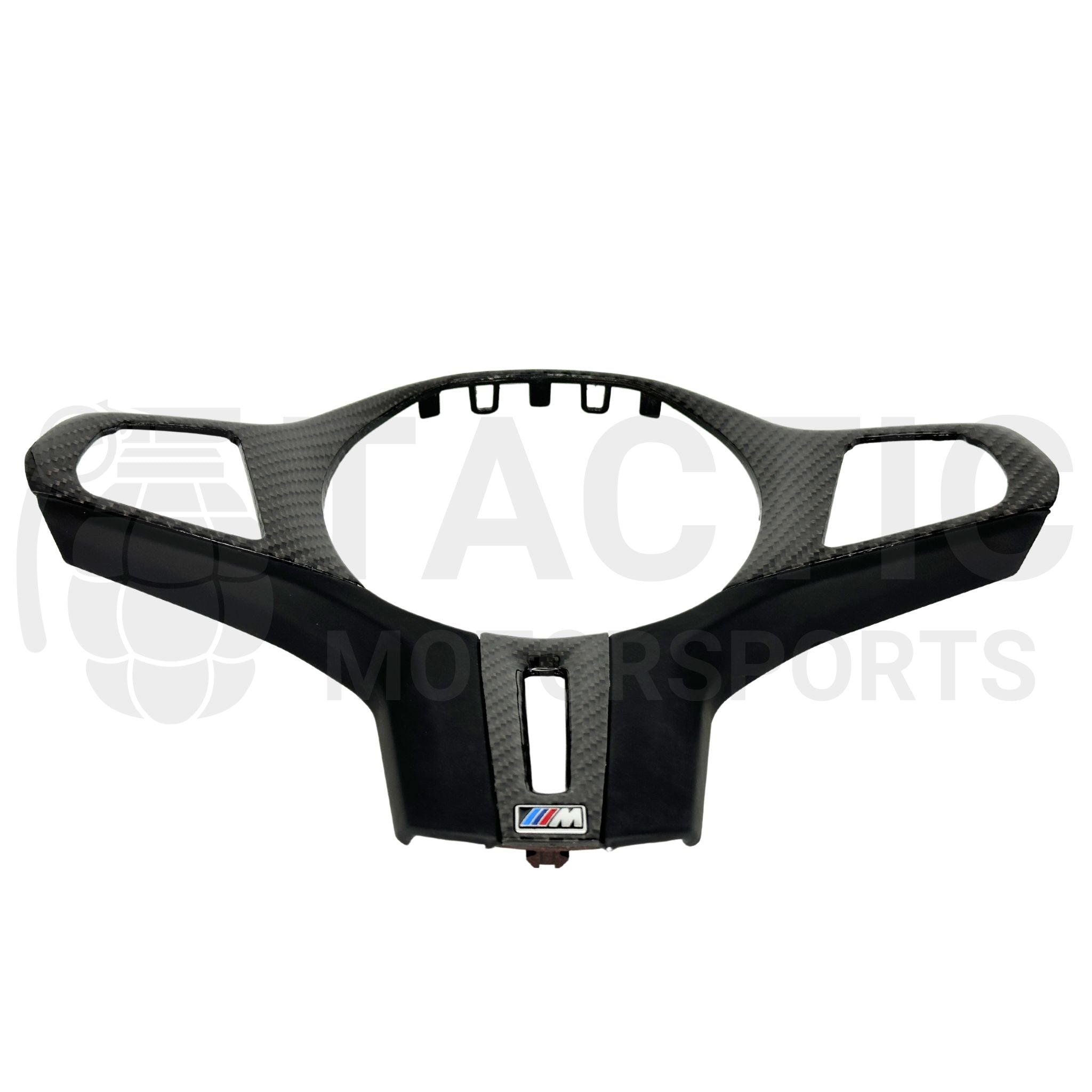 M Sport Real Carbon Fiber Steering Wheel Trim (Full Replacement) - G Series