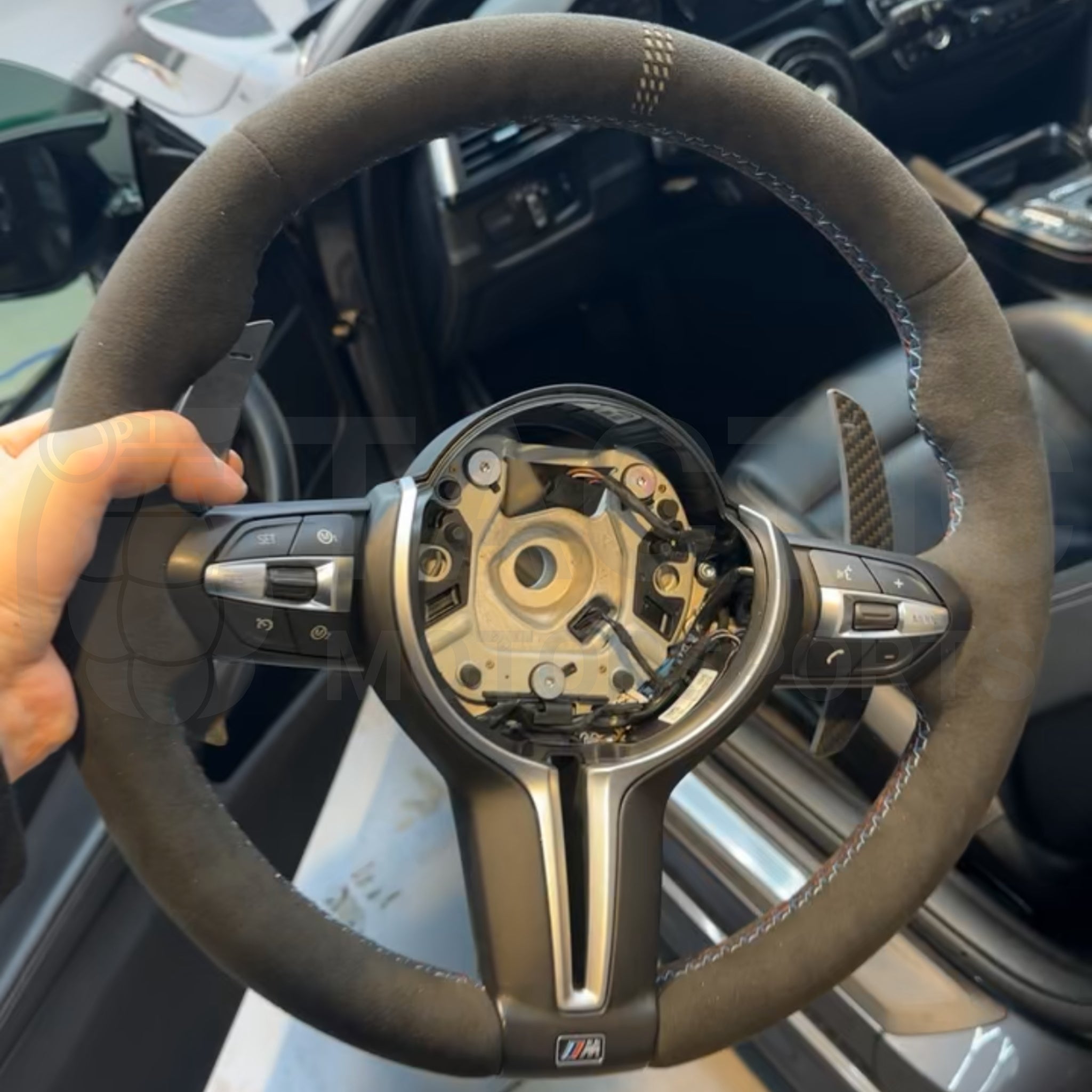 M Performance Custom Alcantara Leather Steering Wheel (Full Replacement) - F Series