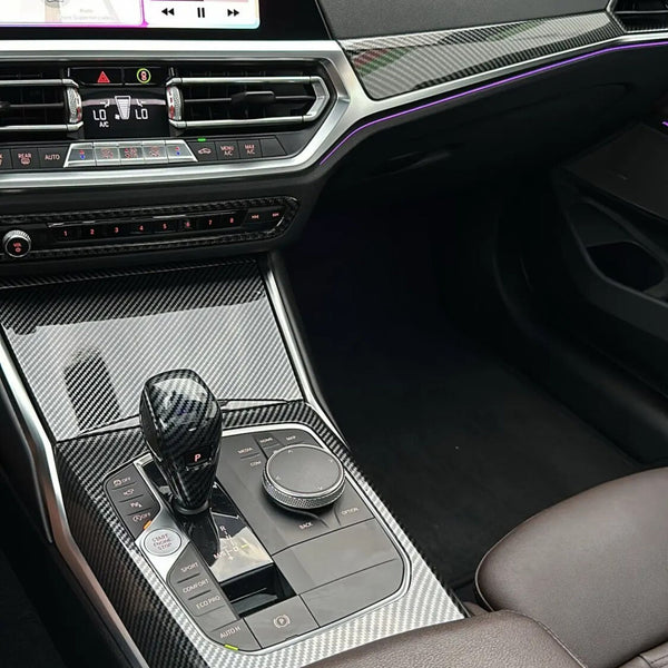 JOGON Carbon Fiber Dash Cover Trim – For BMW G20 G22 320i M340i M440i 2020-2022, Self-Adhesive