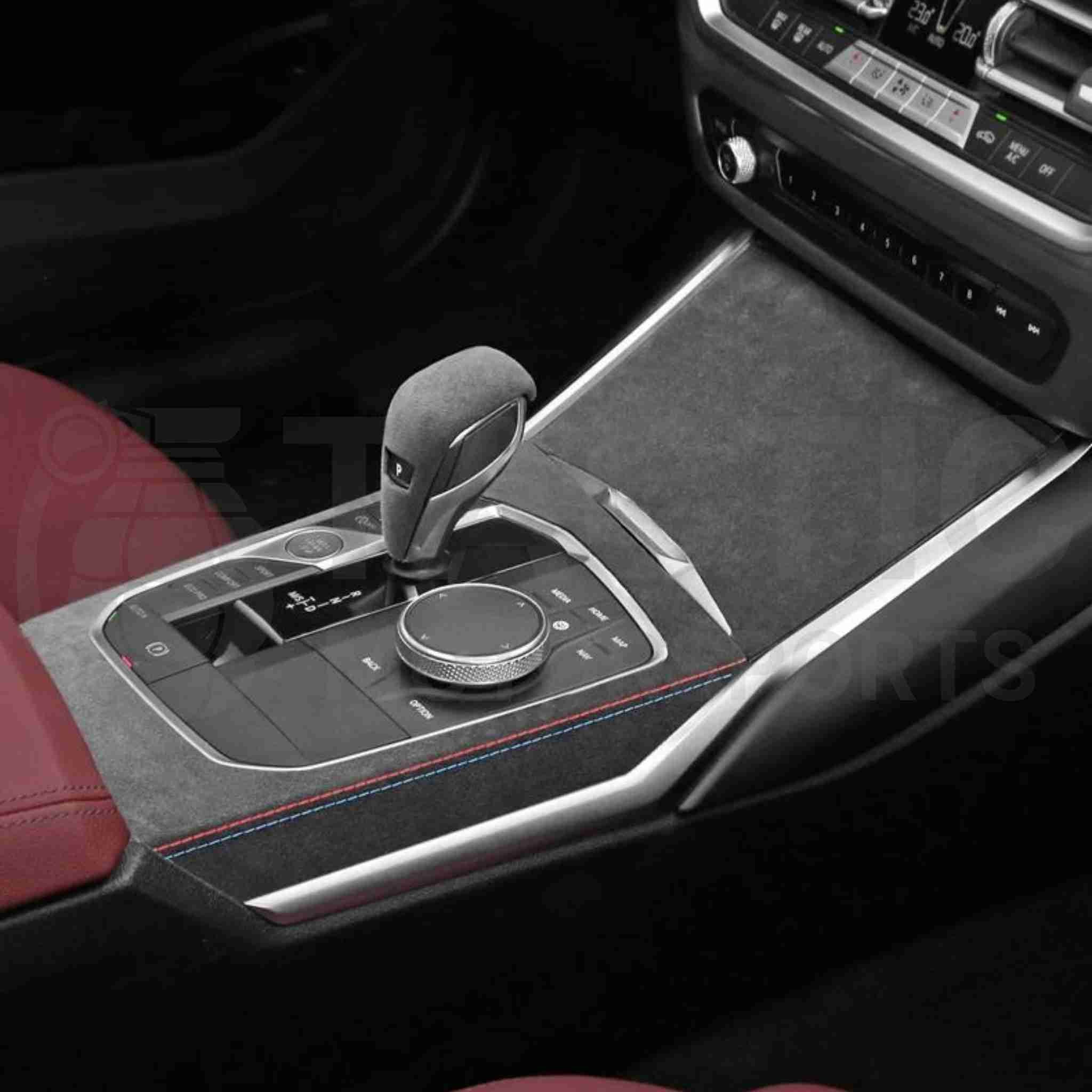 Alcantara - Adhesivo decorativo para consola central de automóvil, marco  para tablero de instrumentos de automóvil, compatible con BMW F30 2013 2014
